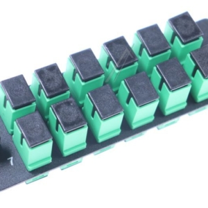 66926 LWL ADAPTER PANEL SC SIMPLEX APC 12 PORT GRÜN